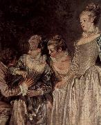 Jean-Antoine Watteau Venezianische Feste France oil painting artist